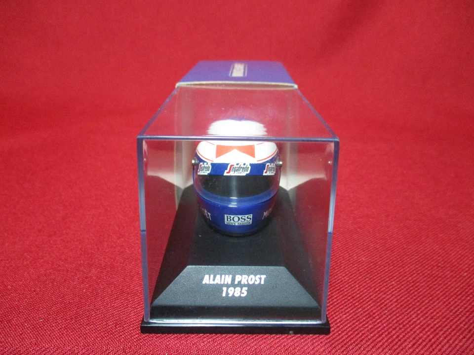 1985 Alain Prost WORLD CHAMPION Bell Boss Helmet Formula 1 F1 GP Minichamps 1/8 - Image 2 of 4