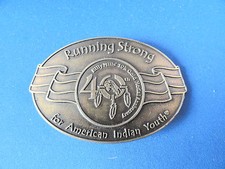 Running Strong - Billy Mills 10K - 40th Anniv. - Buckle -