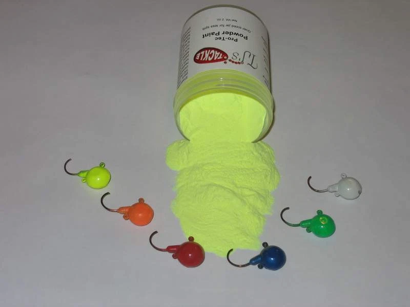Pro-Tec Powder Paint - SUPER GLOW, Color Choice - 2 oz. (Lure Magic Tackle)