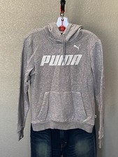 WOMENS Puma Gray Hoody SWEATER Large L