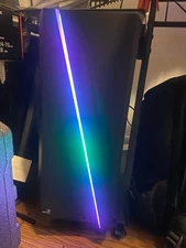 Gaming pc desktop computer Custom Black with lights 