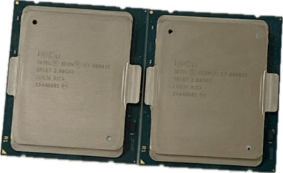Lot of 2 (Pair) Intel Xeon E7-8890v2 SR1ET 2.80GHz 37.5 MB 15 Core Server CPU