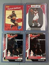 PATRICK WILLIAMS RC Lot(4) 2020-21 Panini Instant #100 (2) Hoops RC Retro Rookie