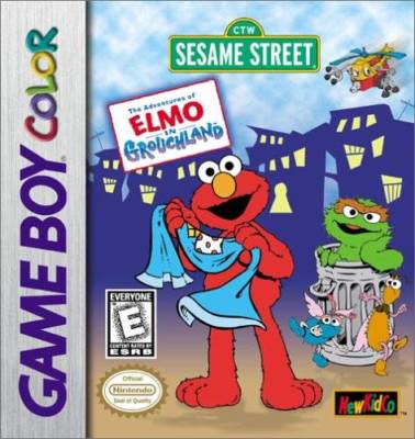 ゲームボーイ - GB★The Adventures of ELMO IN GROUCHLAND Elmo In Grouchland GBC (Brand New Factory Sealed US Version