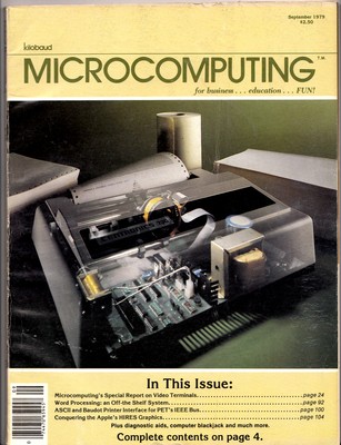 Kilobaud Microcomputing - Sept, 1979 | eBay