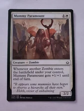 MTG Magic The Gathering Card Mummy Paramount Creature Zombie White Hour Of Devas