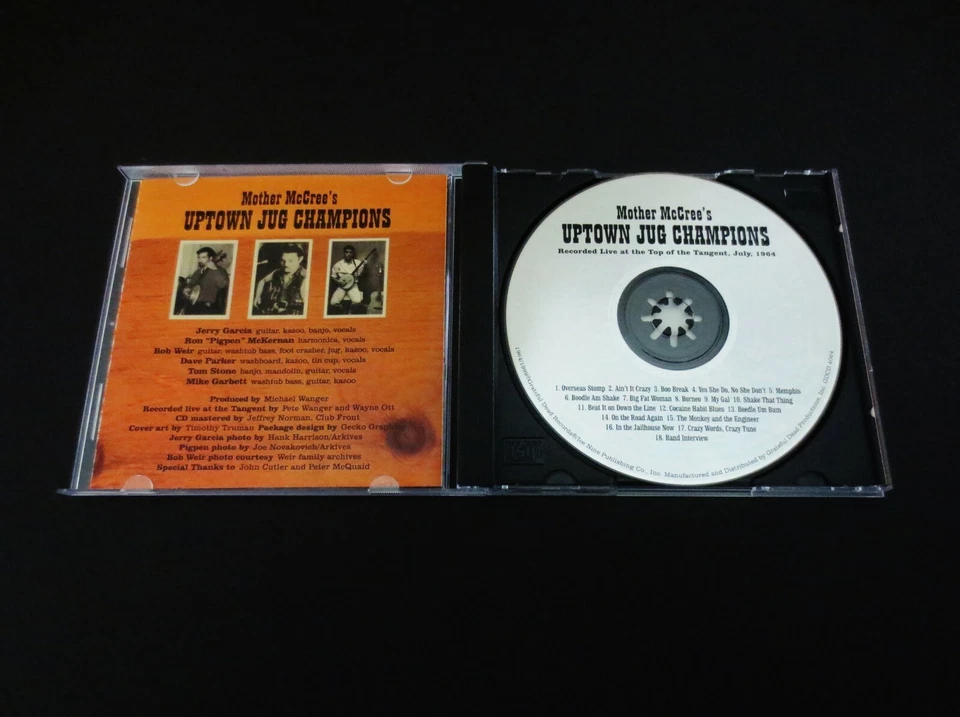Grateful Dead Mother McCree's Uptown Jug Champions CD 1964 Bob Weir Jerry Garcia - Image 4 of 4