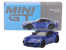 NISSAN Z "PANDEM" SEIRAN BLUE 1/64 DIECAST MODEL CAR BY MINI GT MGT00778