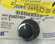 Genuine GM 25922402 Replacement Heater And A/C Control Temperature Knob