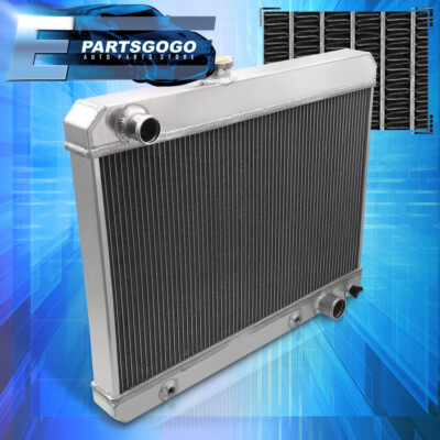 For 65-67 Pontiac GTO / Tempest / Lemans V8 3 Row TriCore Full Aluminum Radiator