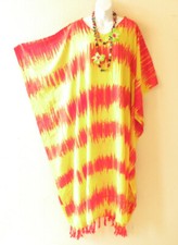 KD245 Tie Dye Stripe Batwing Kaftan Dolman Women Abaya Maxi Dress Up to 5X