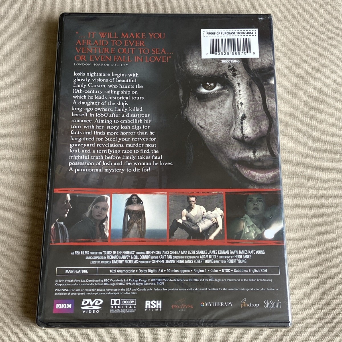 Curse of the Phoenix (DVD 2014 NEW) Paranormal Horror Jospeh