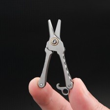 Mini Titanium Facial Hair Scissors Beard Mustache Nose Hair Trimming EDC Tools