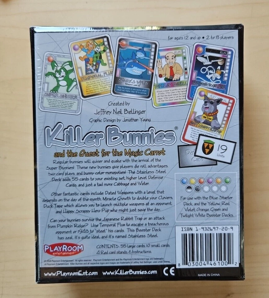 Killer Bunnies and the Quest for the Magic Carrot - Stainless Steel Booster Deck - Image 2 of 2