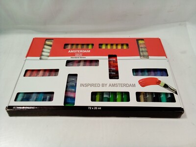 Royal Talens Full Range Amsterdam Standard Series Acrylic Paints 72 x 20ml Tubes