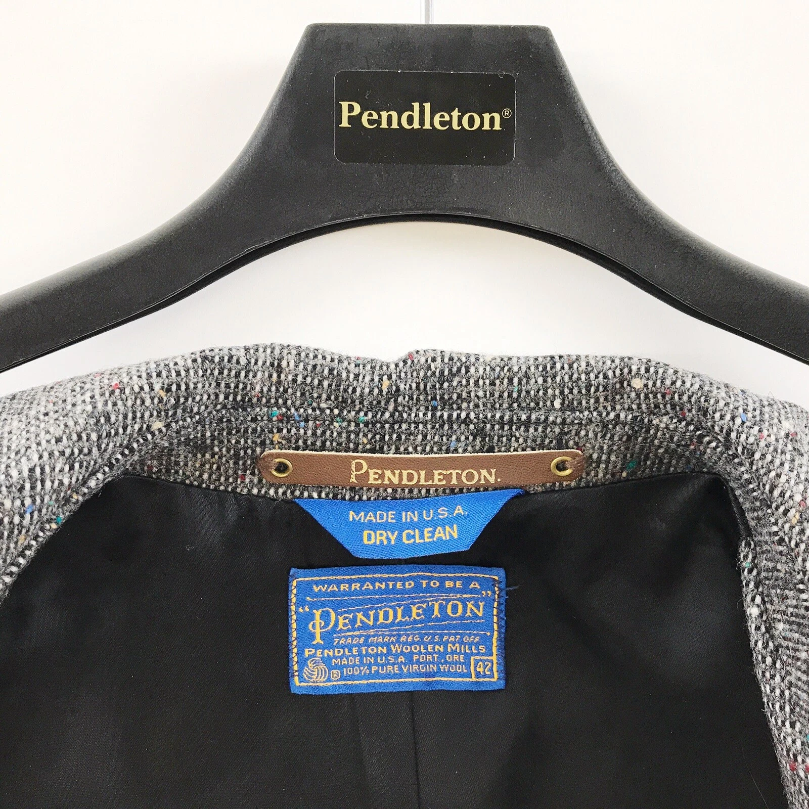 burton top coat tweed wool pockets sport euc jacket