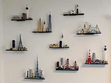 Upgraded Wall Mount for the Lego Architecture Skylines 21051 21034 21028 21057