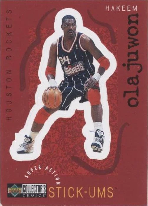 Upper Deck Hakeem Olajuwon Basketball 1997-98 Season Sports 