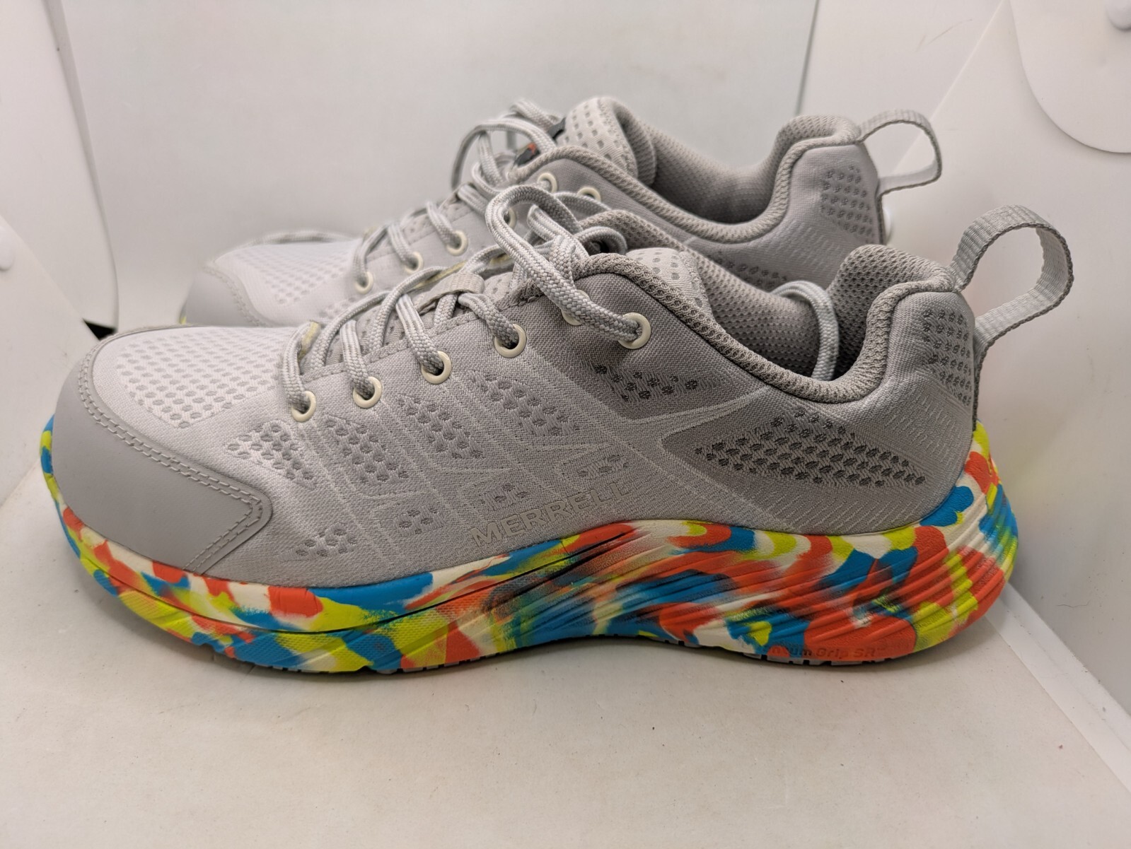 Merrell Moab Flight Carbon Fiber Womens Work Shoes Size 6.5 M Lunar Lace Up