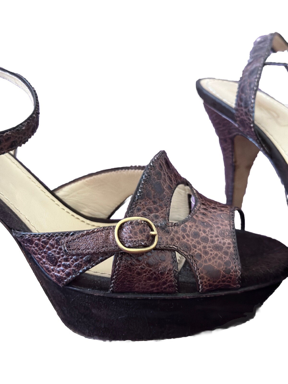 SAINT LAURENT Sandali vintage tacchi YSL taglia 7