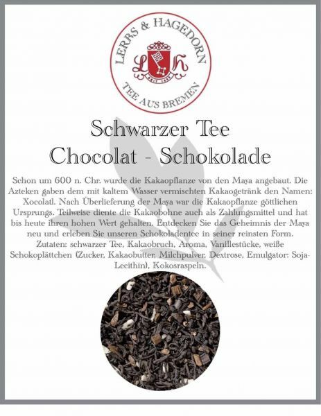 Té Negro Chocolate 1KG - Chocolate