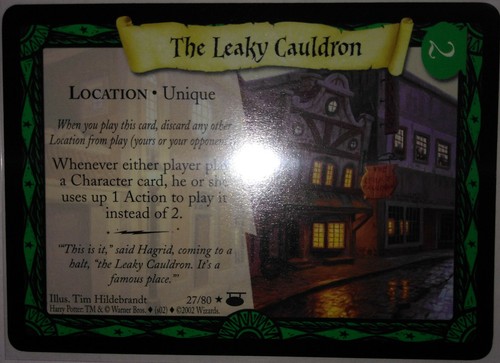 HARRY POTTER DIAGON ALLEY TCG CCG The Leaky Cauldron 027 REG - Picture 2 of 2