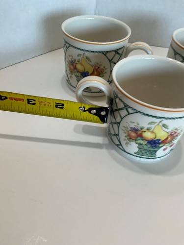 Lot de 6 à 12 tasses plates et soucoupes Villeroy & Boch motif « panier » bol - Photo 10/10