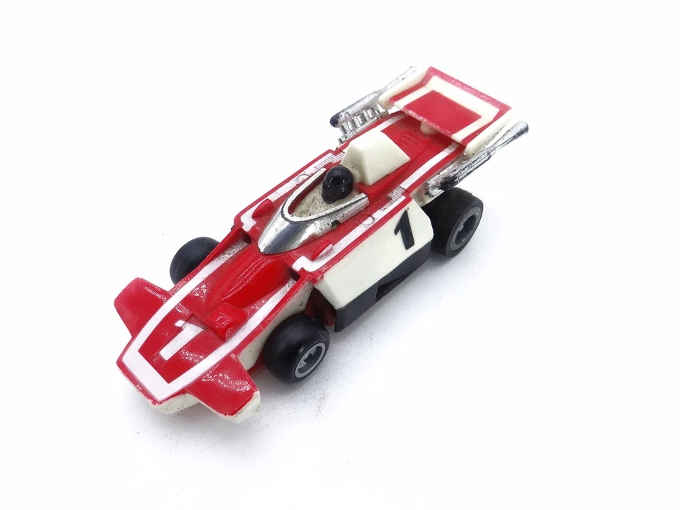 3x TCR Autos Fahrzeuge Freispur Leuchtspur Vintage Spielzeug Rennbahn Arxon 1986 - Bild 4 von 4