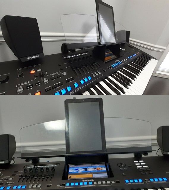 Yamaha Genos Music Stand Extensions and Screen Cover anti glare eBay