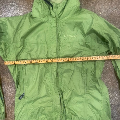 Marmot Women's Medium Precip Eco Rain Jacket in Light Green - Picture 3 of 10