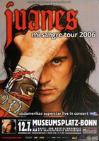 Juanes - Mi Sangre, Bonn 2006 | Konzertplakat | Poster