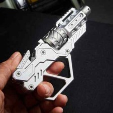 EDC Toy QT-3000 Revolver Push Slider Gun Spinner Button Fingertip Gyro