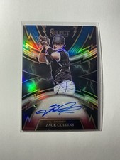 2021 Panini Select Baseball Zack Collins Sparks Auto #29/49