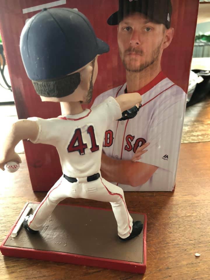 Chris Sale Pitcher for the Boston Red Sox bobblehead collectible