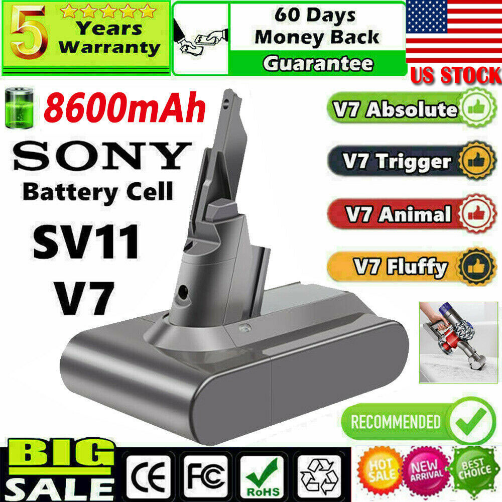 Buy US 21.6V 8600mAh for Dyson V7 