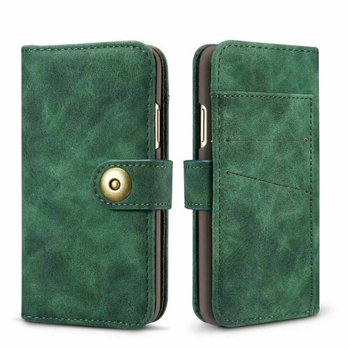 For iPhone 11 Pro MAX XS XR 7 8 SE Magnetic Leather Removable Wallet Case Cover - Picture 17 of 17