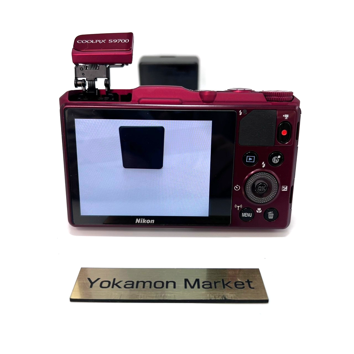 1DAY SHIP Nikon Coolpix S9700 Point & Shoot Digital Camera Red W