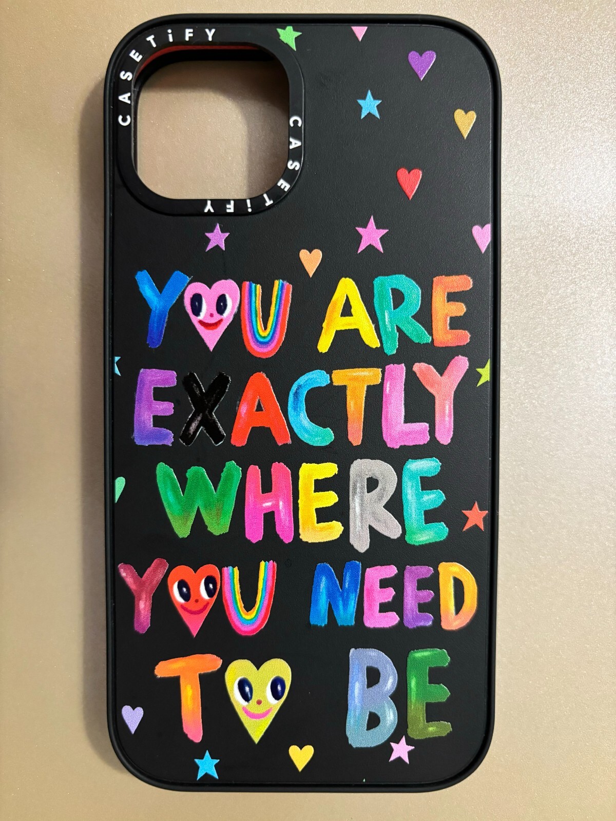Casetify Impact Case for iPhone 13 - You Are Exactly Where You Need To Be Design-image