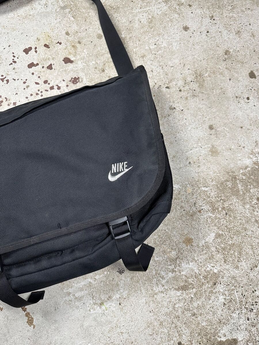 Vintage y2k Nike Black Messenger Bag Swoosh | eBay Vintage y2k Nike Black Messenger Bag Swoosh | eBay