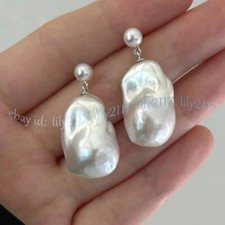 15-25MM REAL NATURAL WHITE FRESHWATER BAROQUE...