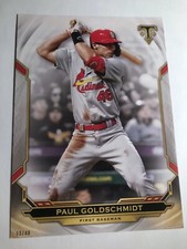 2019 Topps Triple Threads Jumbo 5x7 Paul Goldschmidt Cardinals 81 /49