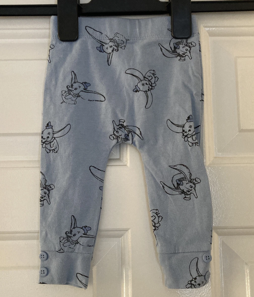 2 X Baby Boys Leggings Trousers Age 3 6 Months Dumbo Dinosaurs