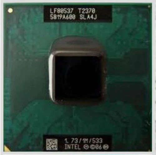 Intel Pentium T2370 SLA4J Socket P Mobile CPU 1.73Ghz 1MB 533Mhz LF80537GE0301M - Image 2 of 3
