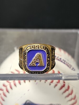 2001 Arizona Diamondbacks World Series Champion Replica Ring Sz 8