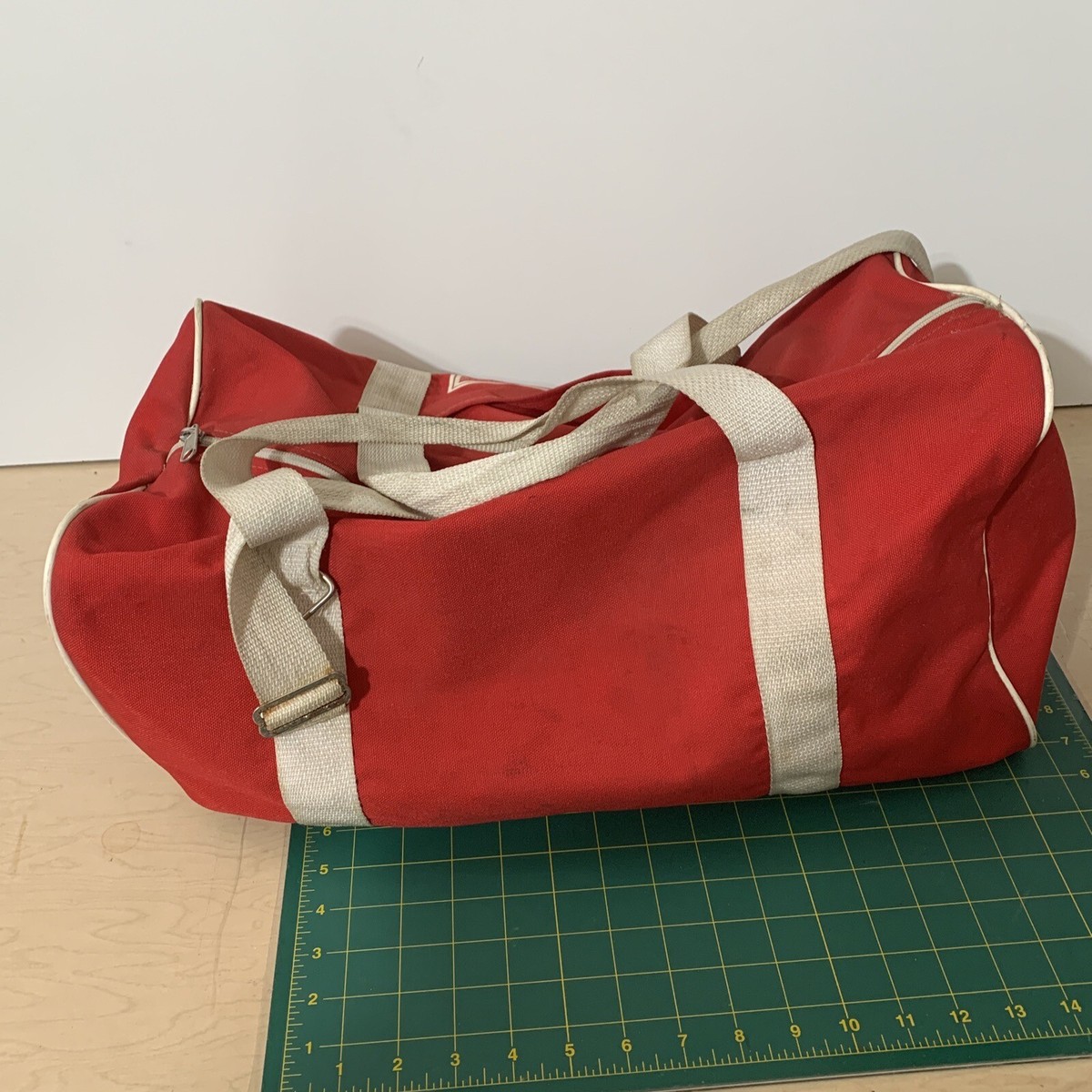Vintage Lipton Tea Red Duffle Tote Bag Used Condition | eBay