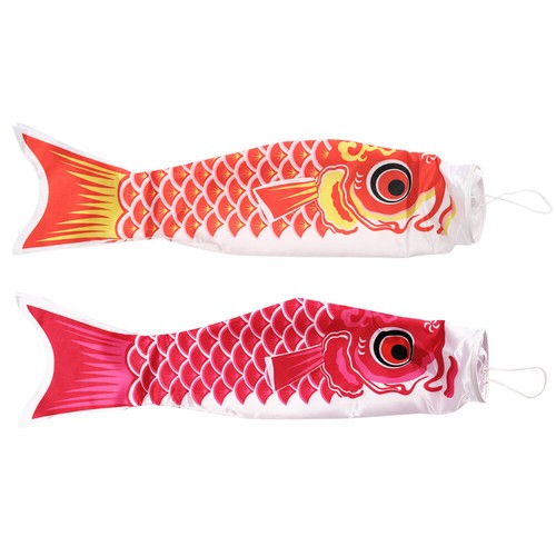 5PCS Japanese Carp Windsock Streamer Fish Flag Koinobori Outdoor Decor-CI - Afbeelding 5 van 8