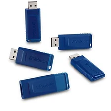VERBATIM AMERICAS LLC 99121 8GB USB FLASH DRIVE  5PK  BLUE