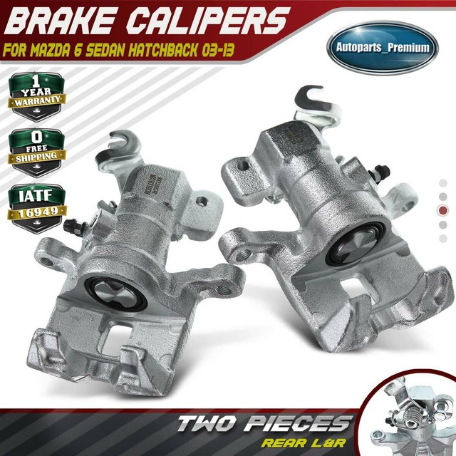 2x Disc Brake Caliper for Mazda 6 0408 Rear Left & Right GJ6A2661XA