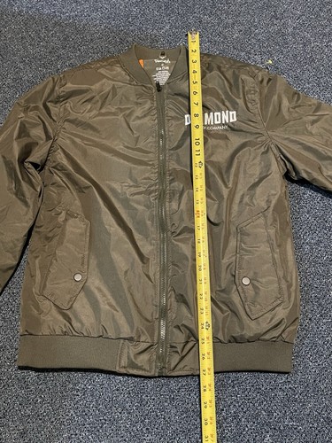 Diamond Supply Co Lined Green Thick Men’s Jacket Size Medium - Picture 5 of 7