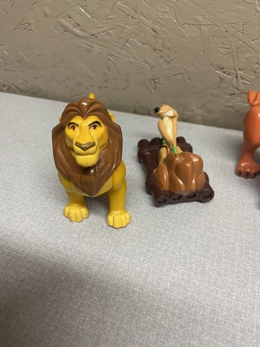 Vintage Disney Lion King Figurine Action Lot of 7 Burger King Toys Mufasa Rafiki - Picture 2 of 18